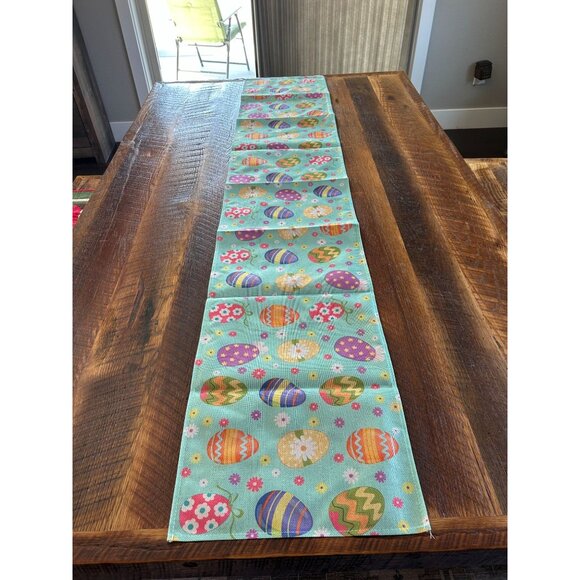 Easter Egg Table Runner & Placemat Set 8 Piece - Picture 5 of 5